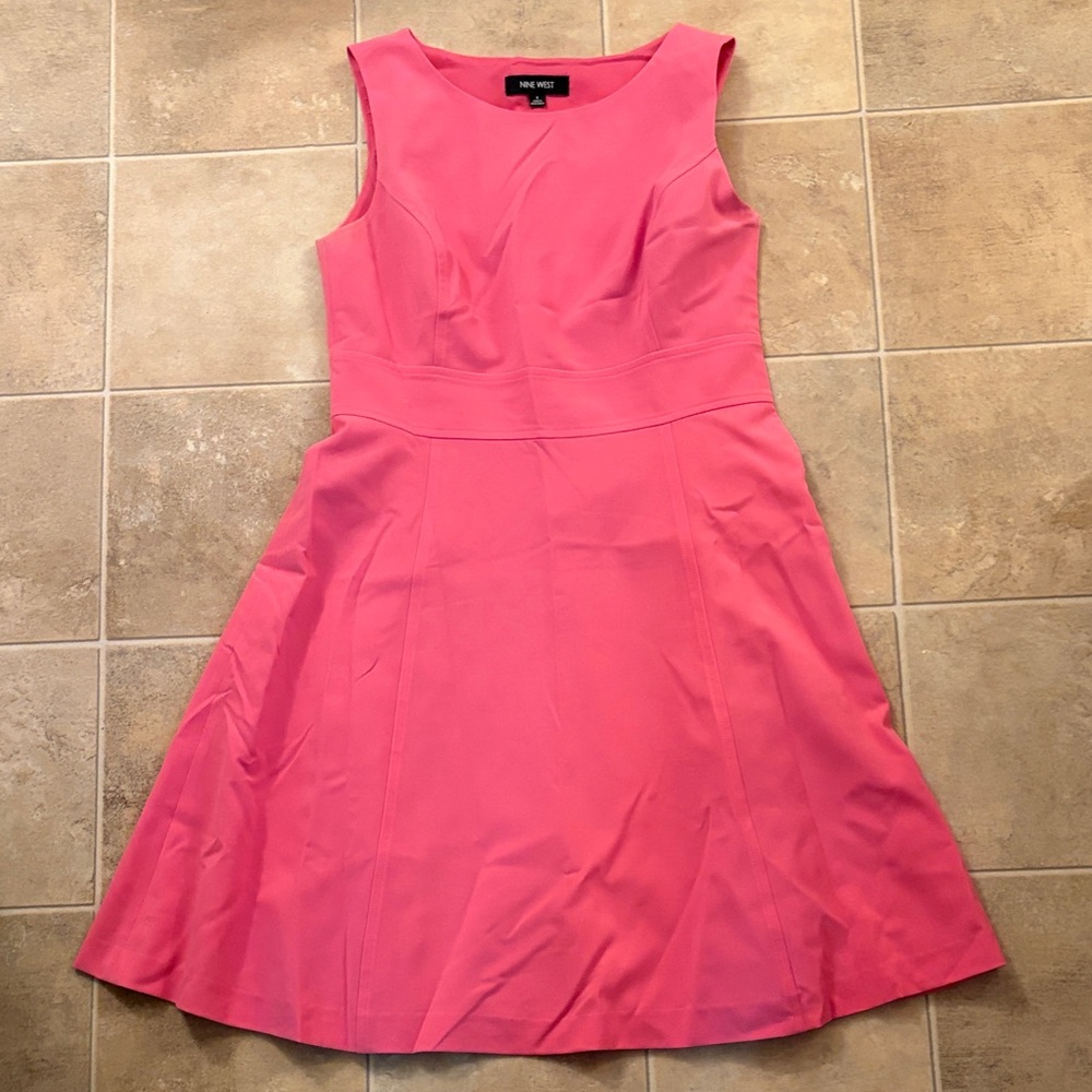 Calvin Klein Coral Sleeveless Mini Dress